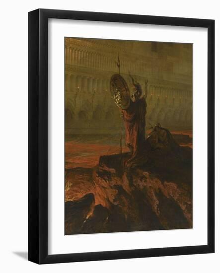 Le Pandemonium (Milton, Paradise Lost)-John Martin-Framed Giclee Print