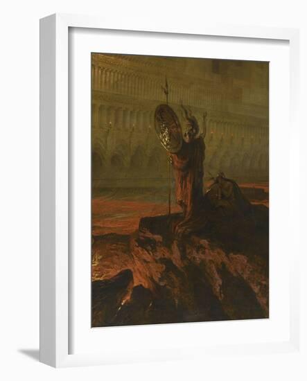 Le Pandemonium (Milton, Paradise Lost)-John Martin-Framed Giclee Print