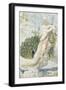 Le Paon se plaignant à Junon. Etude pour les Fables de La Fontaine-Gustave Moreau-Framed Giclee Print