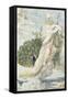 Le Paon se plaignant à Junon. Etude pour les Fables de La Fontaine-Gustave Moreau-Framed Stretched Canvas