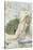 Le Paon se plaignant à Junon. Etude pour les Fables de La Fontaine-Gustave Moreau-Stretched Canvas
