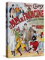 Le Papa De Francine Poster-null-Stretched Canvas