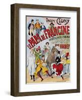 Le Papa De Francine Poster-null-Framed Giclee Print