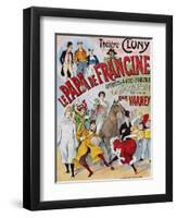 Le Papa De Francine Poster-null-Framed Giclee Print