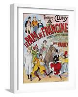 Le Papa De Francine Poster-null-Framed Giclee Print