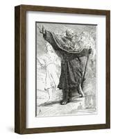 Le Pape, 19th Century-Jean Paul Laurens-Framed Giclee Print