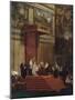 Le Pape Pie VII tenant chapelle-Jean-Auguste-Dominique Ingres-Mounted Giclee Print