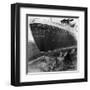 Le paquebot France dans le chantier naval de Saint Nazaire, 1961-Charles Delius-Framed Giclee Print