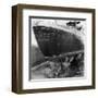 Le paquebot France dans le chantier naval de Saint Nazaire, 1961-Charles Delius-Framed Giclee Print