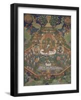 Le paradis de Cyâmatara (Tara verte)-null-Framed Giclee Print