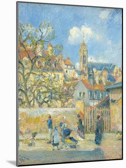 Le Parc Aux Charrettes, Pontoise, 1878-Camille Pissarro-Mounted Giclee Print