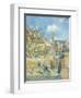 Le Parc Aux Charrettes, Pontoise, 1878-Camille Pissarro-Framed Giclee Print