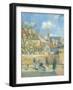 Le Parc Aux Charrettes, Pontoise, 1878-Camille Pissarro-Framed Premium Giclee Print