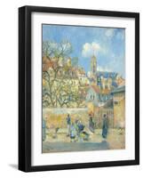 Le Parc Aux Charrettes, Pontoise, 1878-Canaletto-Framed Giclee Print