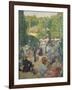 Le Parc De Monsouris, View Towards the Bandstand-Ludovic Vallee-Framed Giclee Print