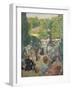 Le Parc De Monsouris, View Towards the Bandstand-Ludovic Vallee-Framed Giclee Print