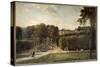 Le Parc De Saint Cloud Painting by Charles Francois Daubigny (1817-1878) 1865 Sun. 1,24X2,01M. Chal-Charles Francois Daubigny-Stretched Canvas