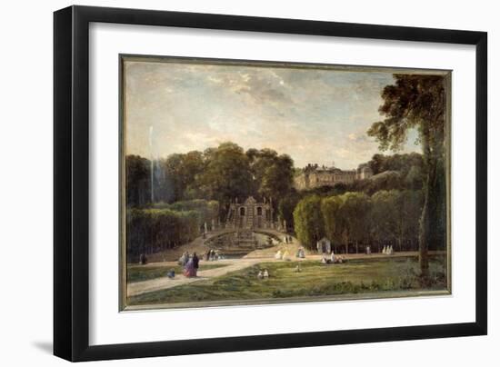 Le Parc De Saint Cloud Painting by Charles Francois Daubigny (1817-1878) 1865 Sun. 1,24X2,01M. Chal-Charles Francois Daubigny-Framed Giclee Print