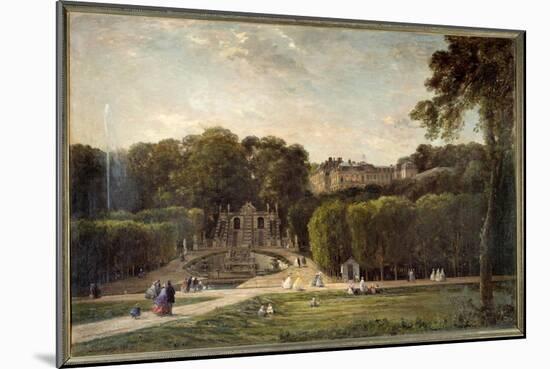 Le Parc De Saint Cloud Painting by Charles Francois Daubigny (1817-1878) 1865 Sun. 1,24X2,01M. Chal-Charles Francois Daubigny-Mounted Giclee Print