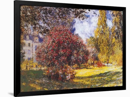 Le Parc Monceau-Claude Monet-Framed Premium Giclee Print