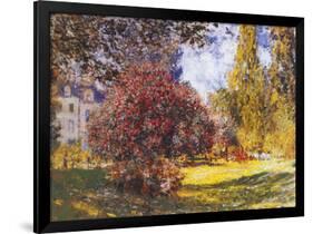 Le Parc Monceau-Claude Monet-Framed Premium Giclee Print