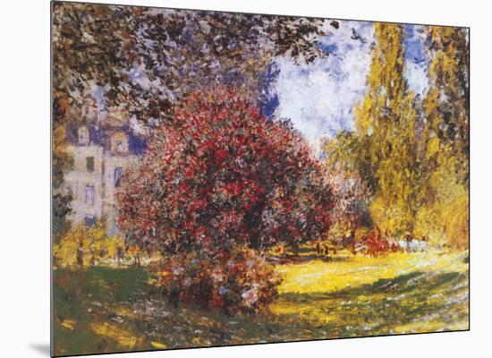 Le Parc Monceau-Claude Monet-Mounted Premium Giclee Print