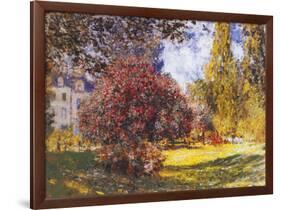 Le Parc Monceau-Claude Monet-Framed Premium Giclee Print