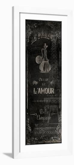 Le Parfum Black-Jace Grey-Framed Art Print