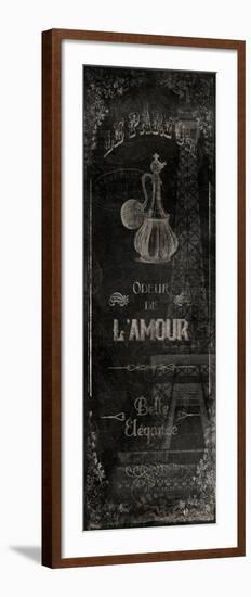 Le Parfum Black-Jace Grey-Framed Art Print