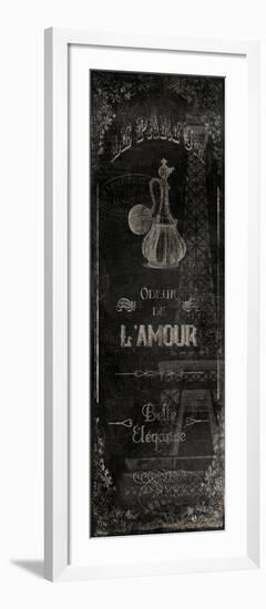 Le Parfum Black-Jace Grey-Framed Art Print