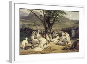 Le Parlementaire et le Medjeles-Horace Vernet-Framed Giclee Print