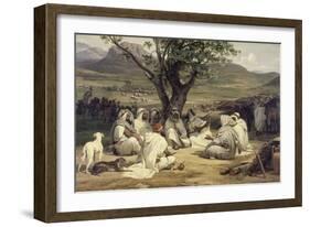 Le Parlementaire et le Medjeles-Horace Vernet-Framed Giclee Print