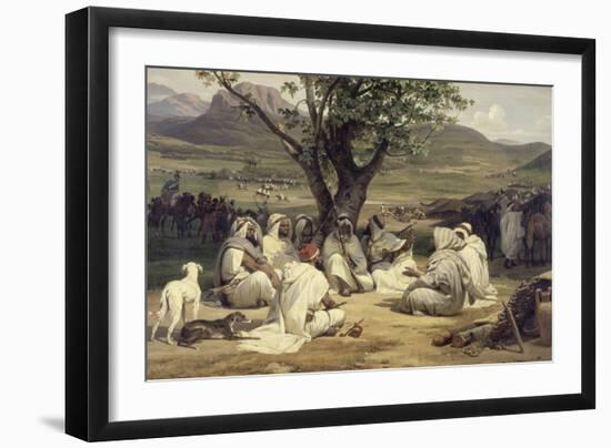 Le Parlementaire et le Medjeles-Horace Vernet-Framed Giclee Print