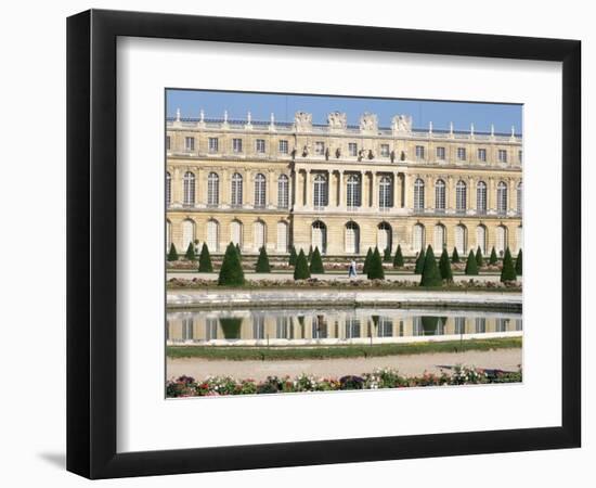 Le Parterre d'Eau, Aisle Du Midi, Chateau of Versailles, Les Yvelines, France-Guy Thouvenin-Framed Photographic Print