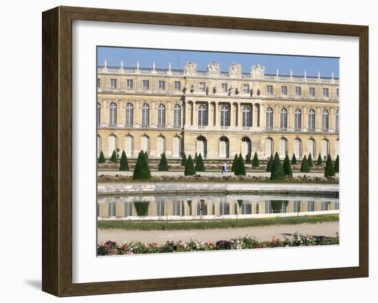 Le Parterre d'Eau, Aisle Du Midi, Chateau of Versailles, Les Yvelines, France-Guy Thouvenin-Framed Photographic Print