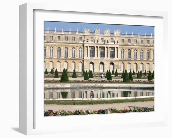 Le Parterre d'Eau, Aisle Du Midi, Chateau of Versailles, Les Yvelines, France-Guy Thouvenin-Framed Photographic Print