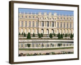 Le Parterre d'Eau, Aisle Du Midi, Chateau of Versailles, Les Yvelines, France-Guy Thouvenin-Framed Photographic Print