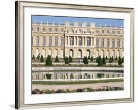 Le Parterre d'Eau, Aisle Du Midi, Chateau of Versailles, Les Yvelines, France-Guy Thouvenin-Framed Photographic Print