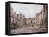Le passage Charlemagne-Emmanuel Lansyer-Framed Stretched Canvas