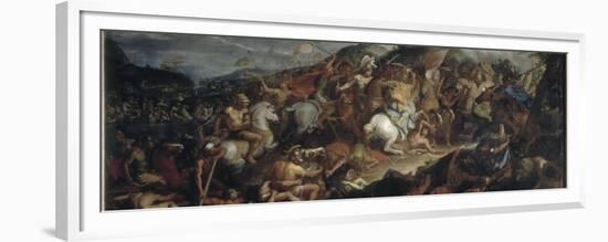 Le passage du Granique-Charles Le Brun-Framed Premium Giclee Print