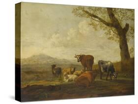 Le Pâturage-Karel Dujardin-Stretched Canvas