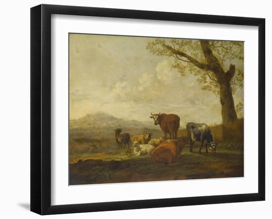 Le Pâturage-Karel Dujardin-Framed Giclee Print