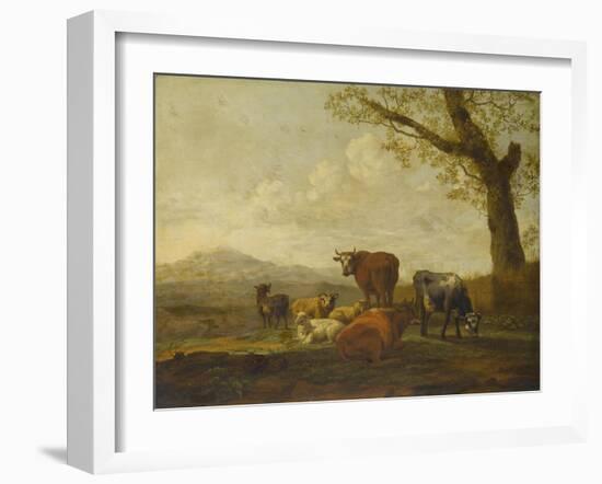 Le Pâturage-Karel Dujardin-Framed Giclee Print