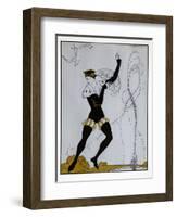 Le Pavillion DArmider from the Series Designs on the Dances of Vaslav Nijinsky-Georges Barbier-Framed Giclee Print