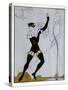 Le Pavillion DArmider from the Series Designs on the Dances of Vaslav Nijinsky-Georges Barbier-Stretched Canvas