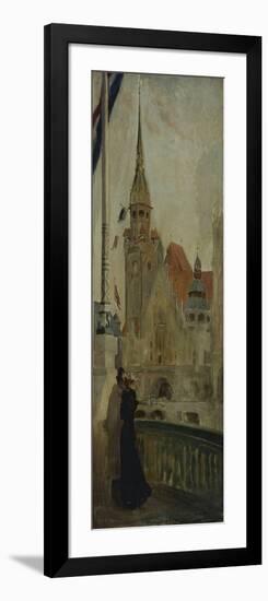 Le Pavillon de l'Allemagne à l'exposition Universelle de 1900-Edouard Zawiski-Framed Giclee Print