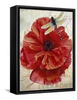 Le Pavot Dragonfly-Color Bakery-Framed Stretched Canvas
