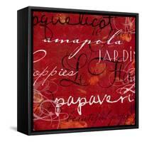 Le Pavot III-null-Framed Stretched Canvas