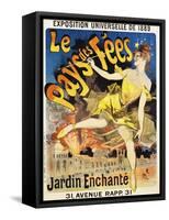 Le Pays Des Fees Poster-Jules Ch?ret-Framed Stretched Canvas