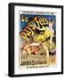 Le Pays Des Fees Poster-Jules Ch?ret-Framed Giclee Print